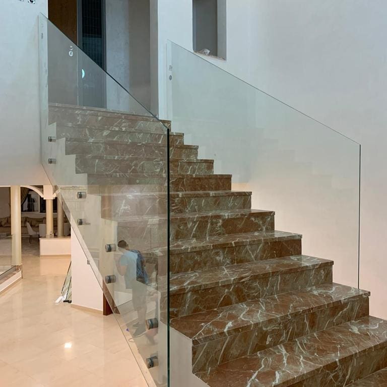 barandilla cristal escalera