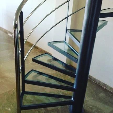 barandilla cristal escalera