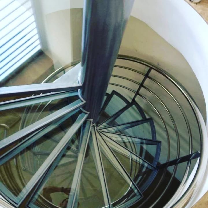barandilla cristal escalera